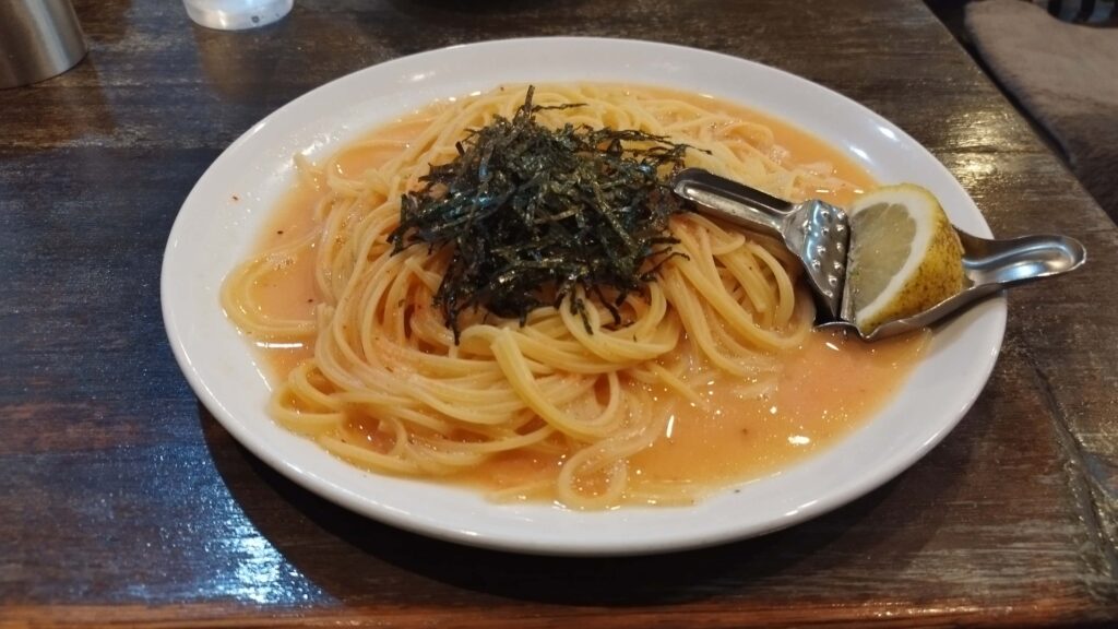 森見登美彦聖地巡礼記その②
カフェコレクションの明太子スパゲッティ