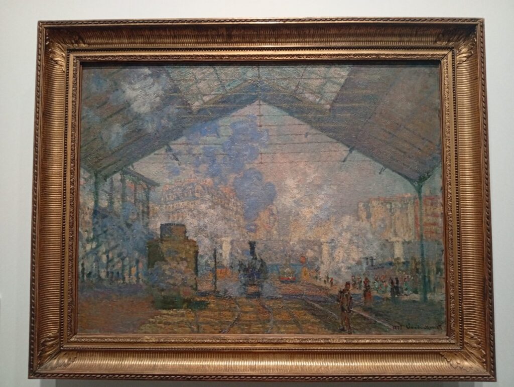 クロード・モネ「サン＝ラザール駅」