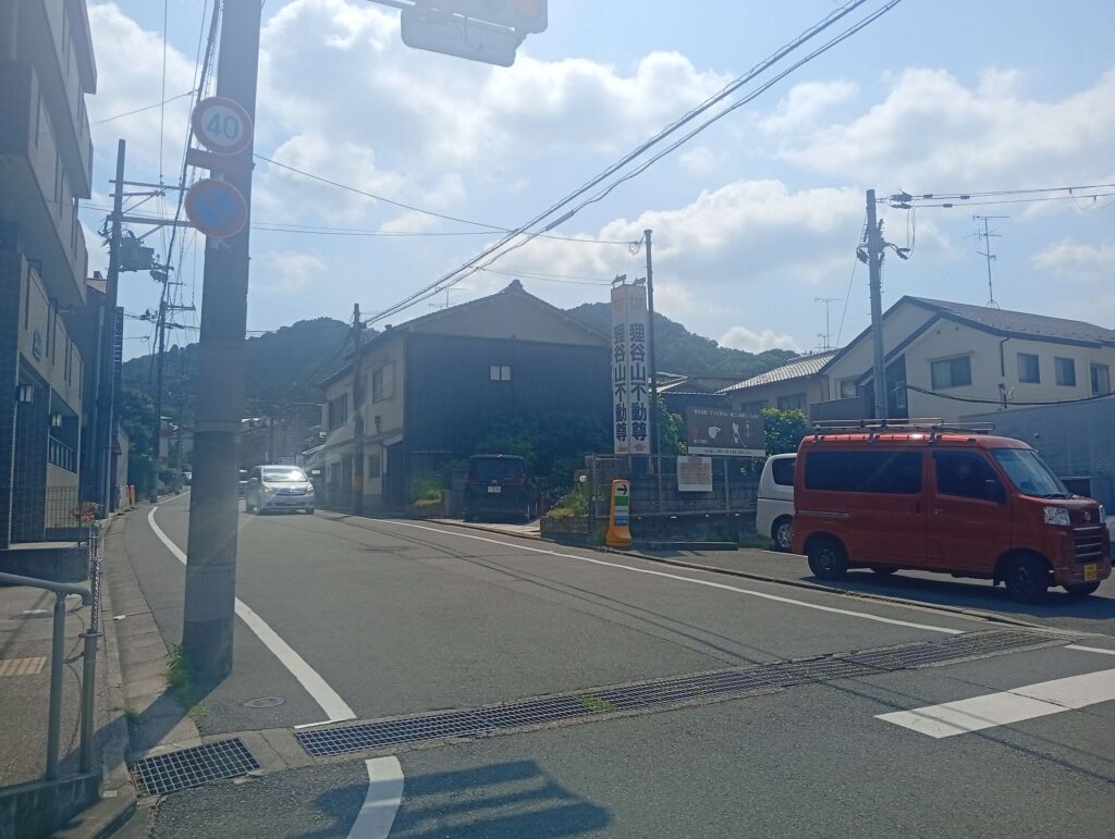 一乗寺下り松のバス停から狸谷山不動院への道のり